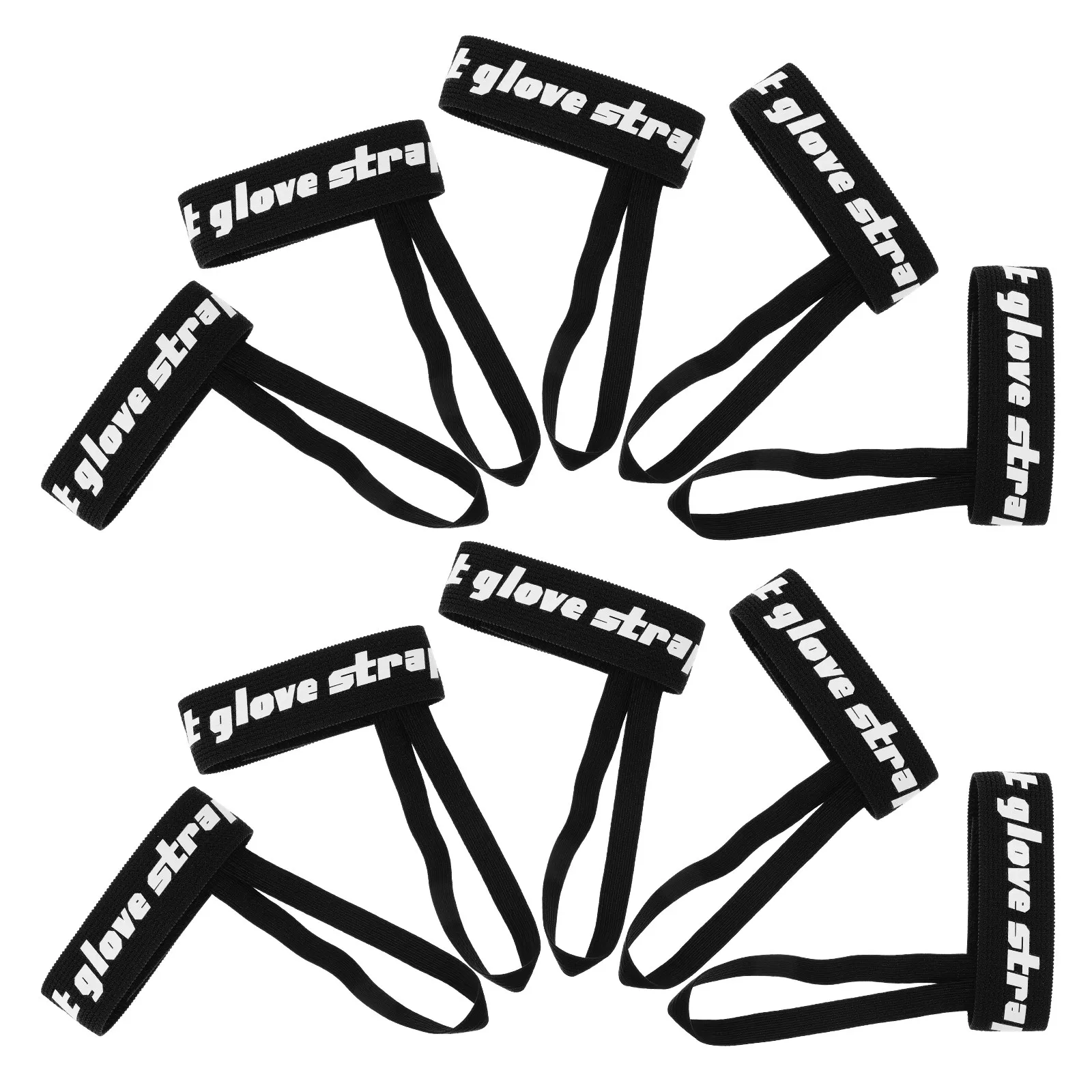 

10 шт. ремешков для лыжных перчаток, защита от потери, для зимних видов спорта на открытом воздухе, водонепроницаемые, многоразовые, с креплением для перчаток, страховочный шнурок