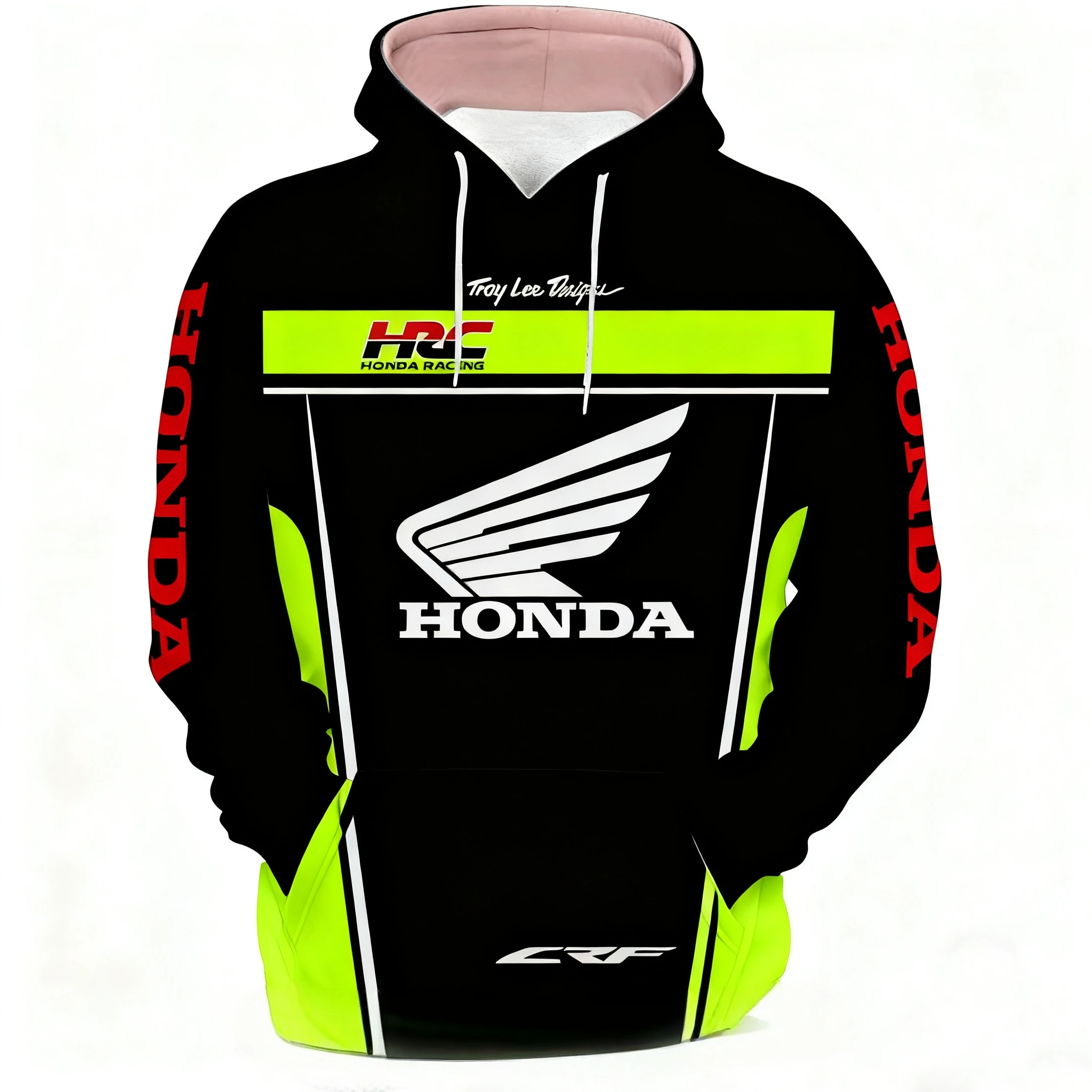 هوندا هوديي الشارع الشهير موضة هوندا شعار ثلاثية الأبعاد طباعة الرجال مقنعين البلوز حجم كبير الملابس الرياضية في الهواء الطلق هوندا بدلة سباق