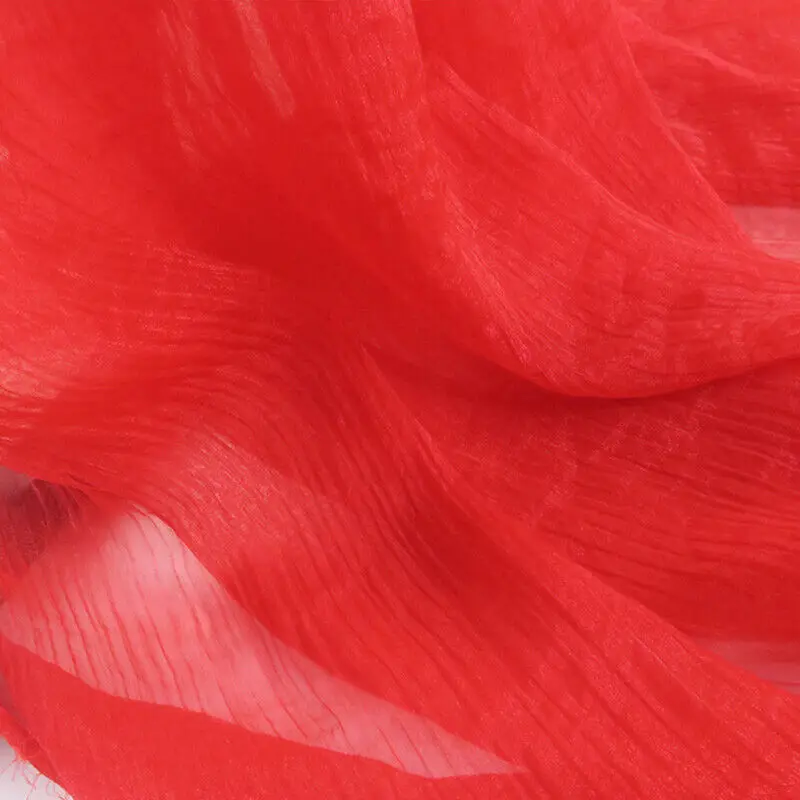 100x150cm Crinkled Chiffon Crepe Fabric Crepe Hanfu Skirt DIY Clothing Material Dress Supplies Polyester Silk Materials