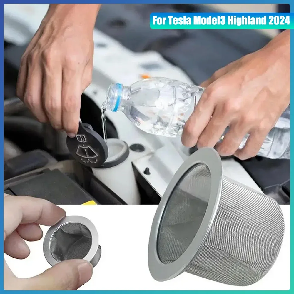 For Tesla New Model3 Highland 2024 Model Y Juniper 2025 Wiper Water Inlet Plug Silicone Anti-aging Car Protective Accessories