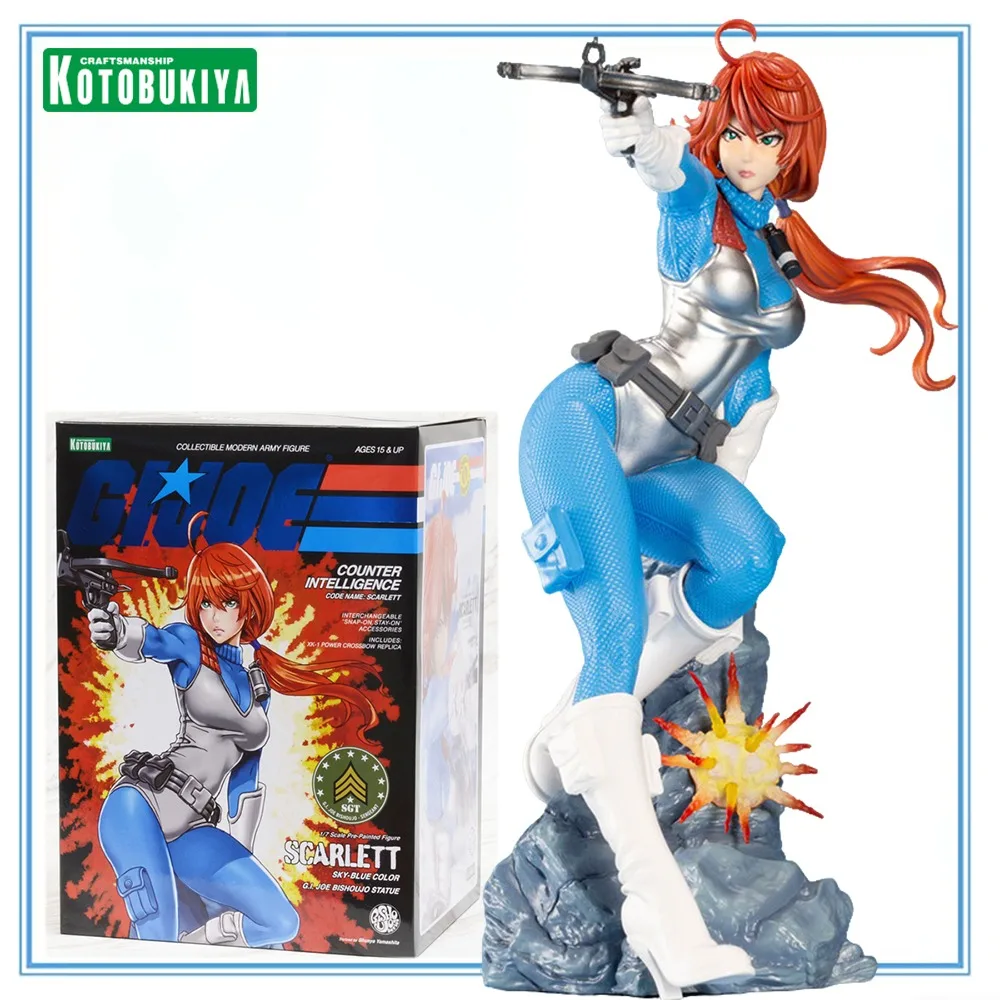 

100% Оригинальная коллекционная фигурка Kotobukiya Bishoujo: Скарлет (Небесно-голубая), лимитированная серия, в наличии