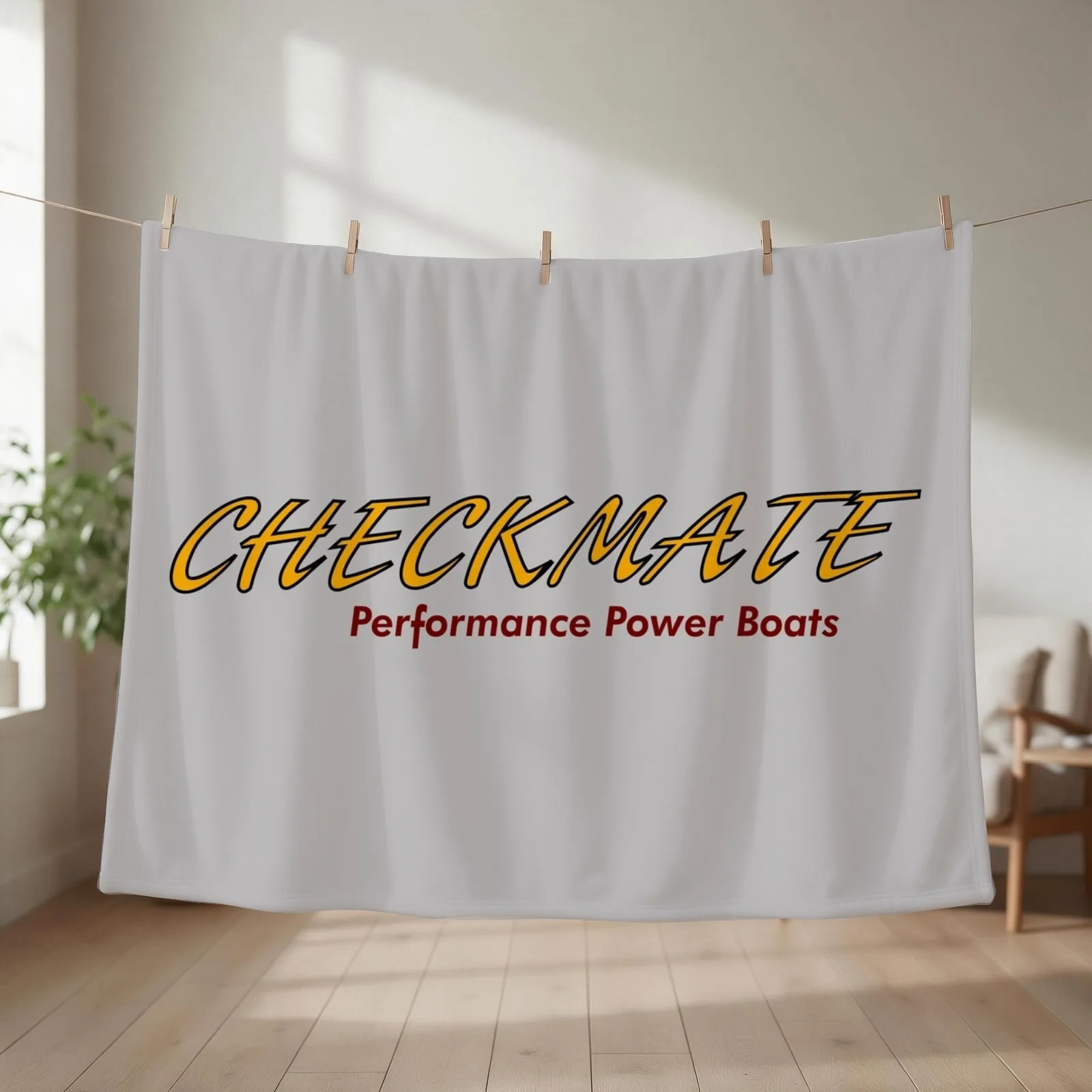 Checkmate Performance Power Boats Throw Blanket valentine gift ideas Polar sofa bed halloween Blankets
