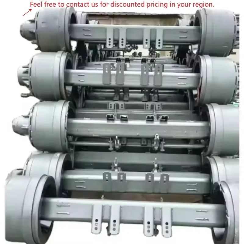 

American /German 13 Tons 14 Tons Model Complete Axle Refurbished Used Trailer Axle