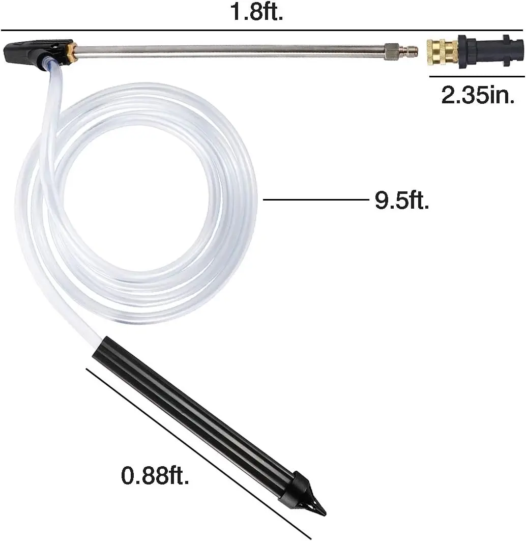 ROUE Pressure Washer SandBlasting for Karcher 2-7 Kit Wet Sandblaster Lance Nozzle K5 Huter Interskol for Lavor Parkside BOSCH