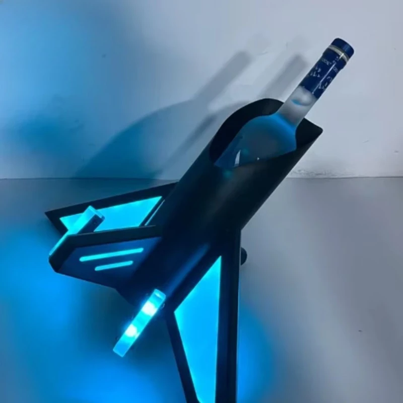 

Светодиодная бутылка, акриловый сервисный поддон VIP в форме самолета