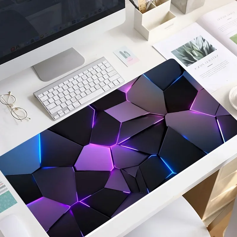 

Stylish Geometric Patterns Extra Large and Thick Edge Lock Suitable Gaming Office Waterproof Washable Multi-functional Mouse Pad