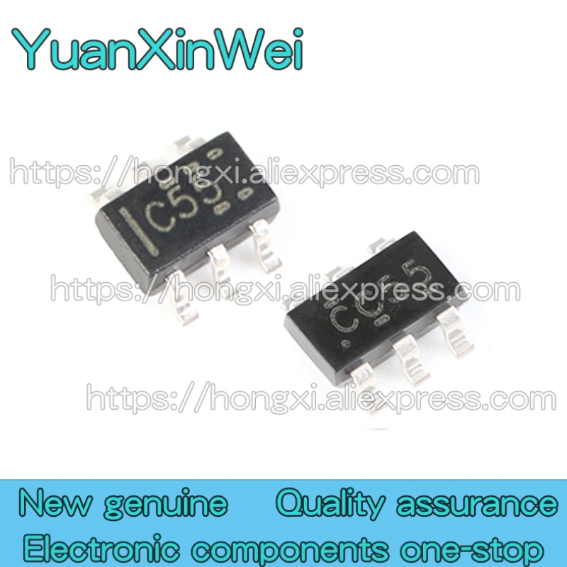 50PCS SN74LVC1G3157DCKR  C5X  SN74LVC1G3157DBVR CC5X   Screen printing C5X  CC5X  1 channel 2:1 analog switch chip