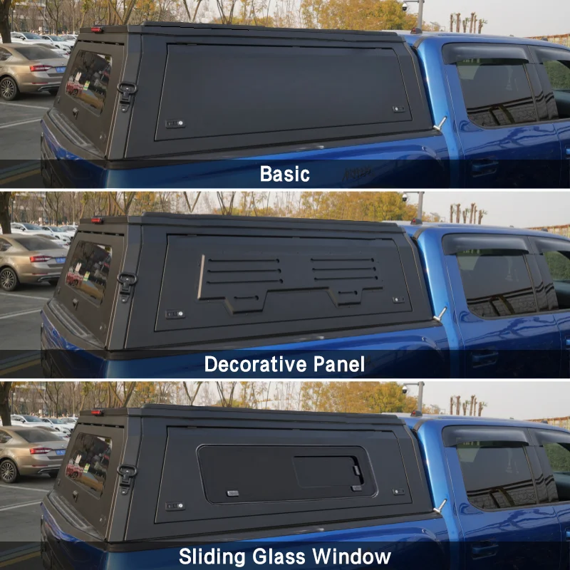 High Quality 4x4 Hardtop Truck Canopy Smart Camper Bed Cap 5FT 6FT Fit For 3rd Gen Tacoma 2021 2022 2023 Ute Pickup - view 3