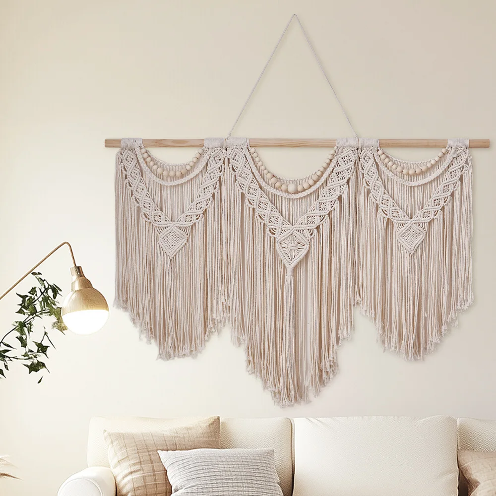 

Tapestry Crafts Handmade Woven Room Wall Decoration Bohemian Tapestry Hotel Homestay Home Wall Decoration