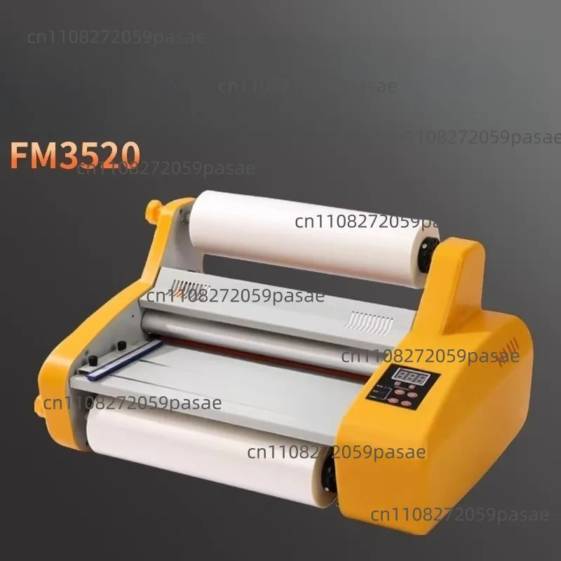 A3 Photo Film Laminating Machine Cold Glue Electric Sealing Laminating Machine FM3520 Hot and Cold Laminating Machine