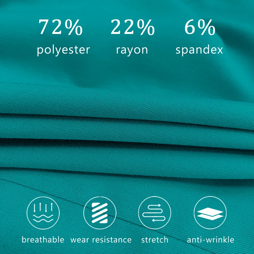 Unisex Workwear Beauty Agency Work Set Women Men Hospital Surgical Uniform Clinic Scrub Suit Medical Uniform Nursing Accessories