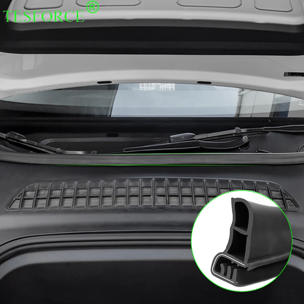 

Для Tesla Model 3/Y 2021-2025 резиновый комплект уплотнительной ленты Y Juniper передний багажник капот водоуплотнительная лента защита впускного отверстия вентиляционного отверстия