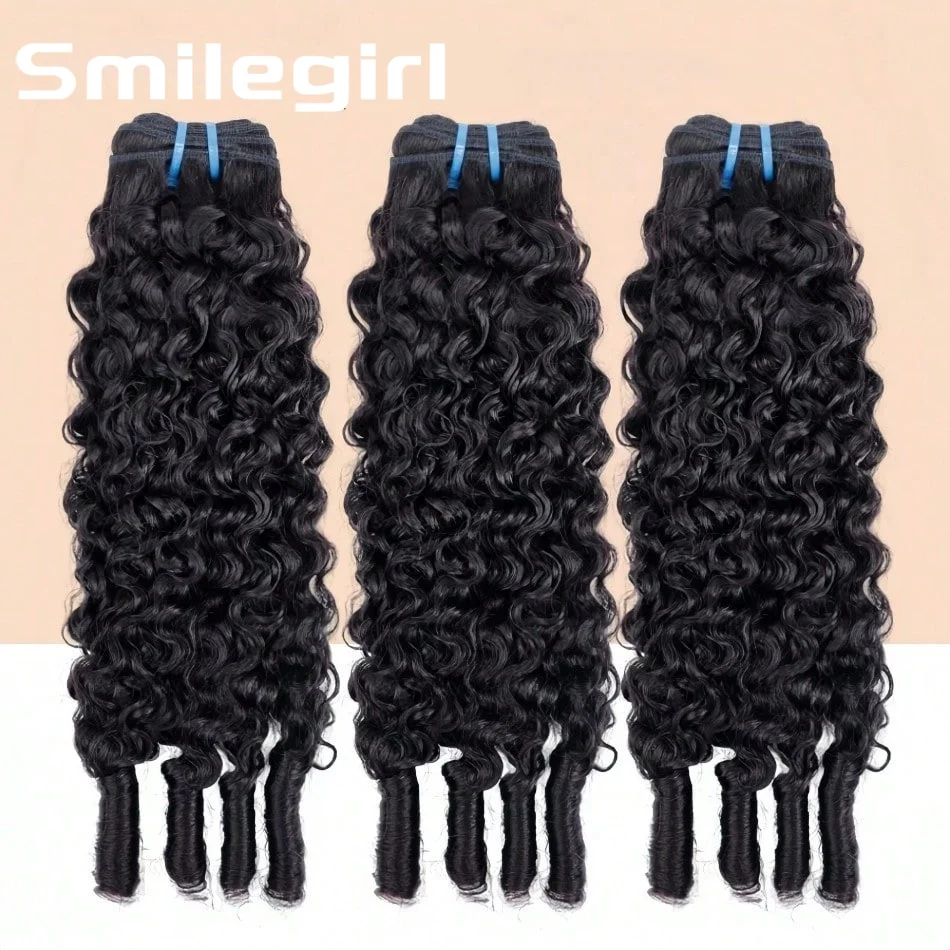 

Deep Wave Raw Hair Bundles Burmese Curly Human Hair 1/3/4 Bundles With Double Weft Brazilian Virgin Remy Hair Extensions 8-30 Inch