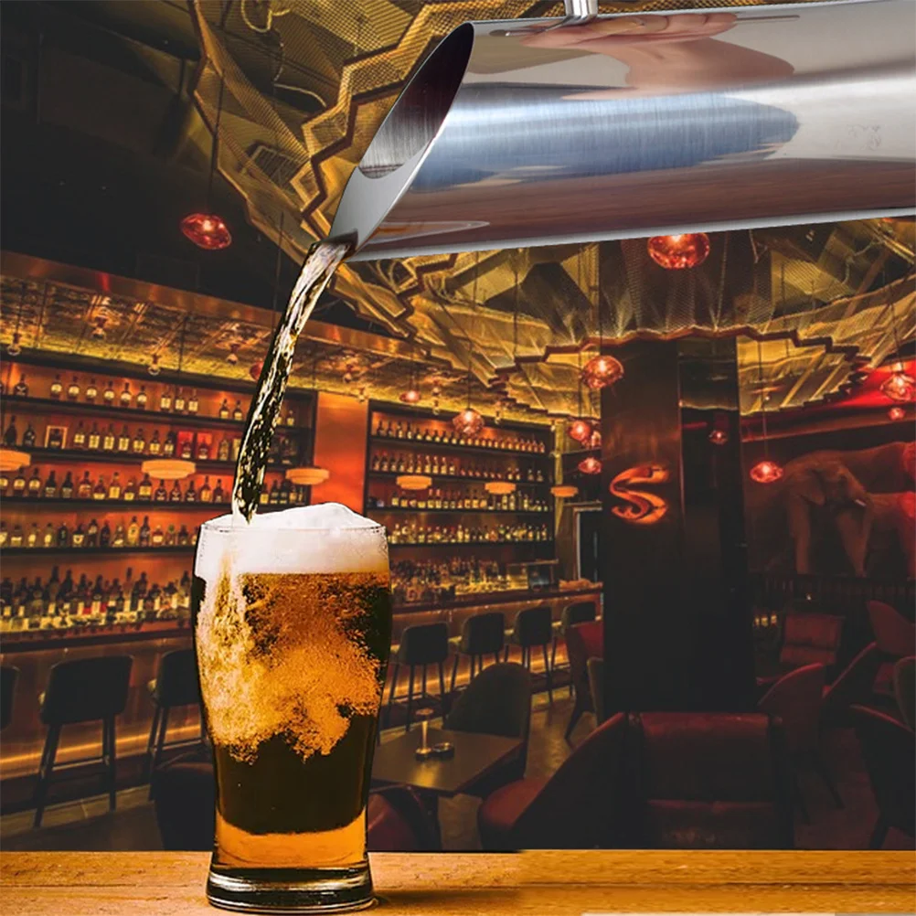 

1L Stainless Steel Juice Kettle Large Capacity Cocktail Mixer Drink Jug For Parties Picnics Thanksgiving Pool Wine Chiller