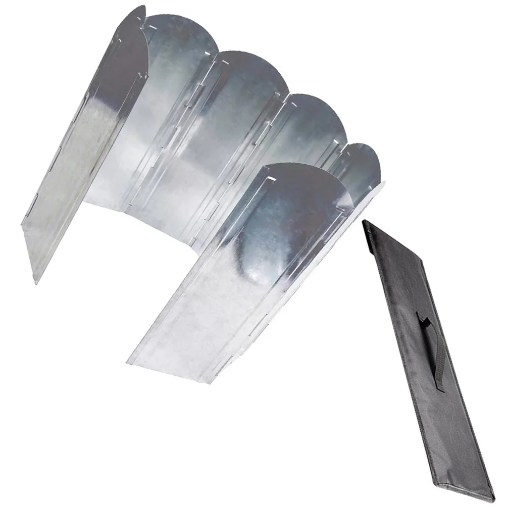 

1Set Foldable Windproof Camping for Stove Burner Lightweight Portable Cooking Bbq Windscreen for Camping