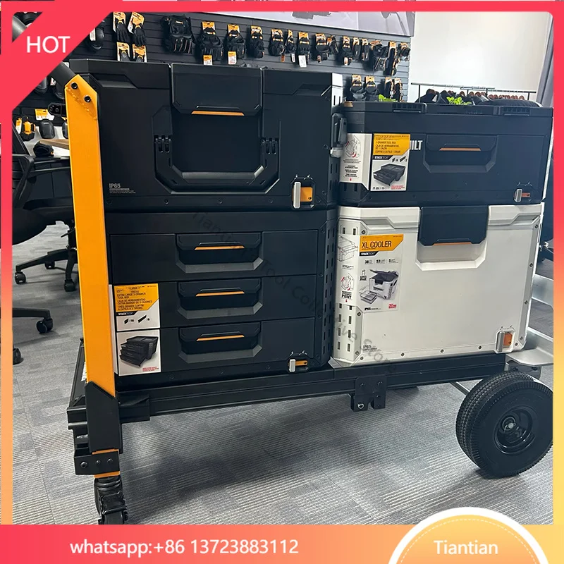 2-in-1 Stackable Hand Truck | Heavy-Duty Multi-Purpose Hand Truck | TB-B1-T-20 Hand Truck 2-Wheel/4-Wheel Drive Selectable