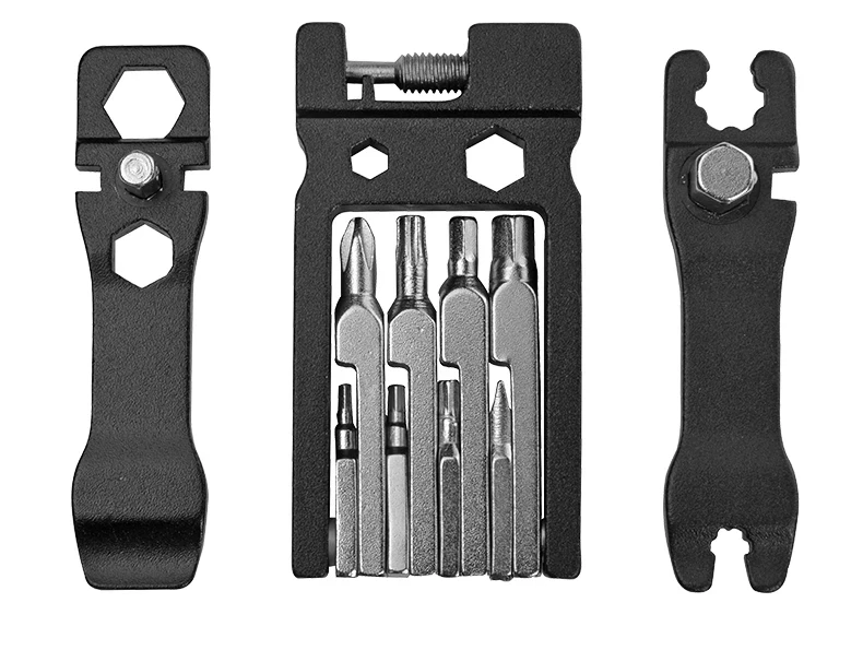 OFFBONDAGE Mountainbike-Werkzeugsets, Fahrrad-Reparatur-Werkzeugset, Sechskant-Speichenschlüssel, Mountainbike-Schraubendreher-Werkzeug, 16-in-1 – Detail 3