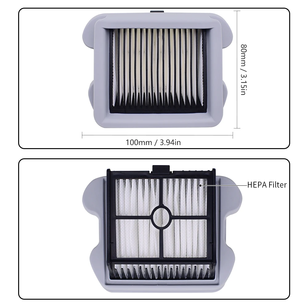 Detachable Roller Brush HEPA Filter Compatible with Roborock Dyad U10 Wireless Floor Scrubber Vacuum Cleaner Parts Accessories