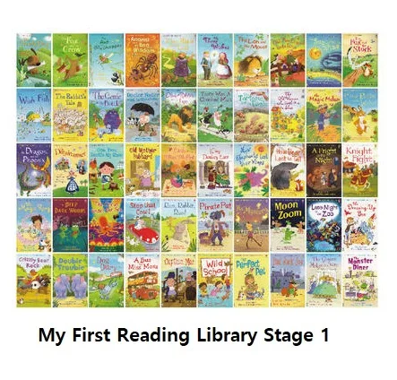 

Random 2 Book Age 3-9 My First Reading Library Stage 1 English Book Child Kids Word Sentence Education Fairy Tale Story Reading