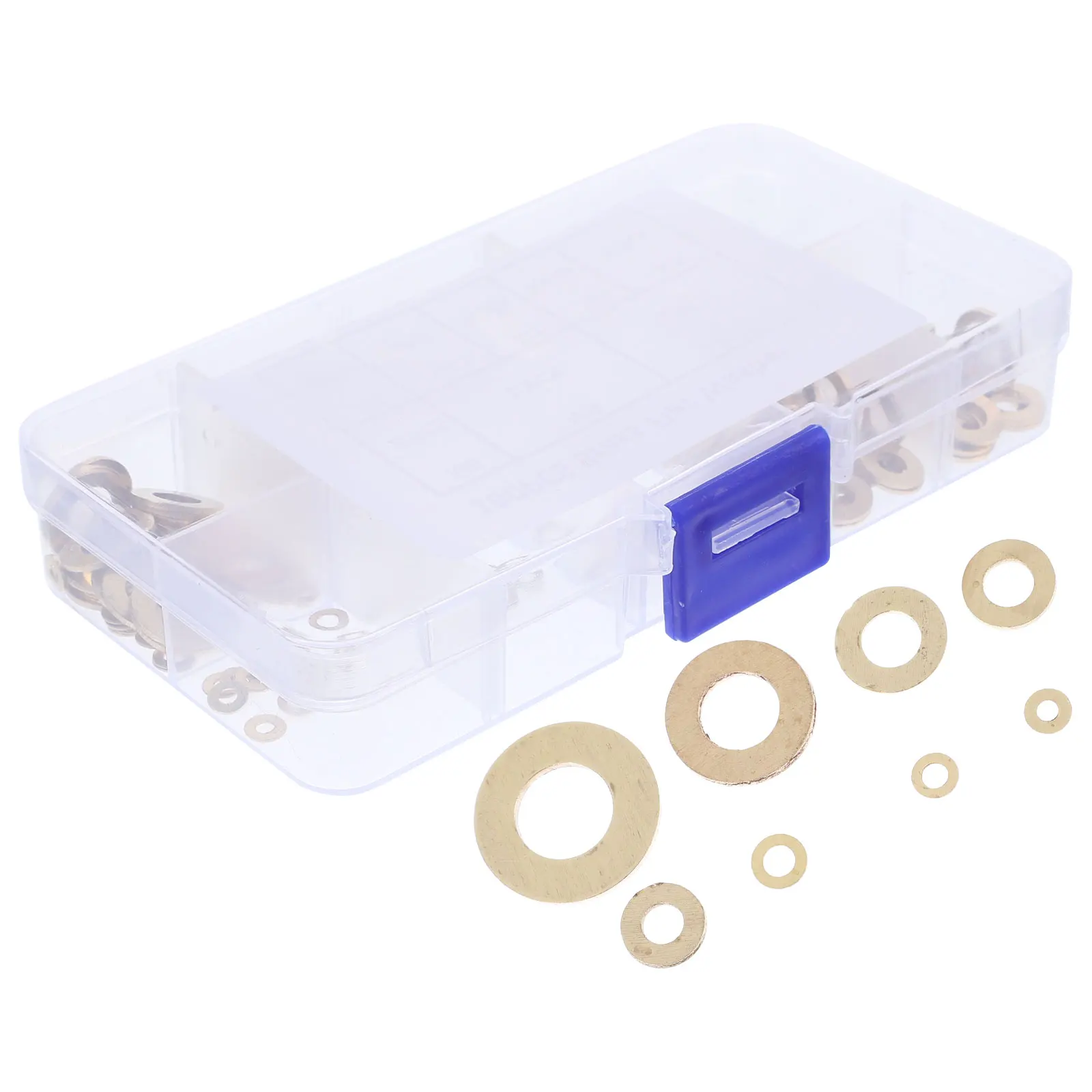 

Copper Flat Sizes Metal Sealing Brass Spacer Metal Washers Set Large Flat Washers Repair Kit Hardware Accessories