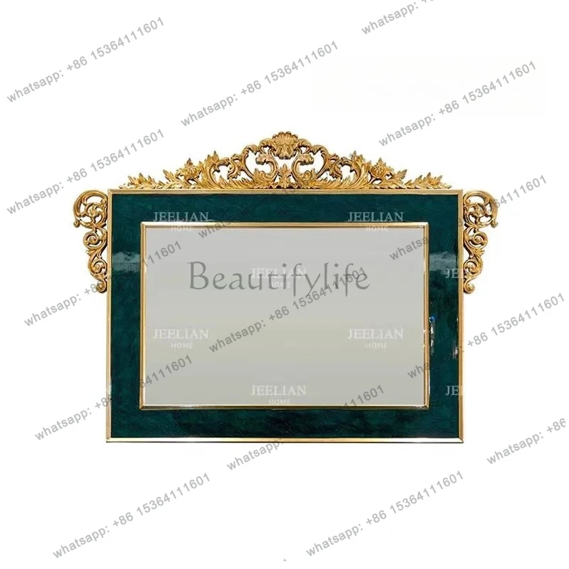 New Chinese classical heavy industry carving foyer dining side storage decoration villa living room corridor entrance table