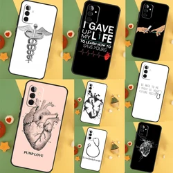 Doctor Nurse Medical Medicine Health Case For Samsung Galaxy A52 A32 A12 A53 A33 A23 A13 A54 A34 A14 A51 A15 A25 A35 A55 Cover