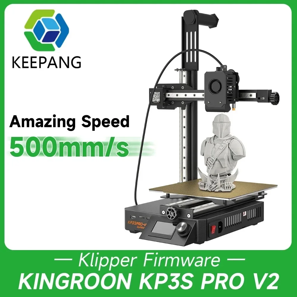 Newest Klipper for 3D printing KINGROON KP3S PRO V2 3D Printer 500mm/s High Speed Klipper Firmware Motherboard for FDM Printers