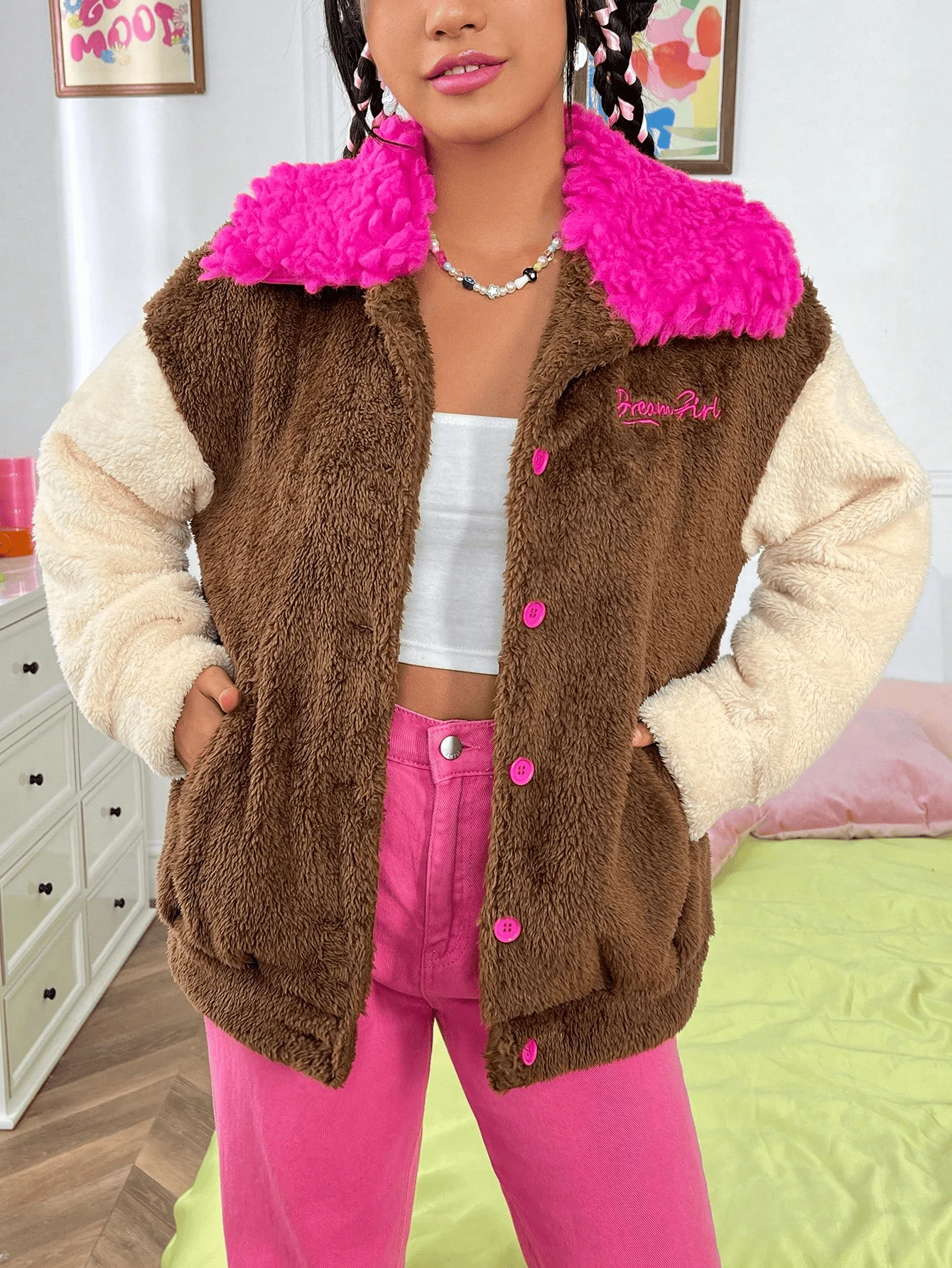 

Осенне-зимняя женская повседневная лоскутная куртка с цветными блоками, бейсбольная куртка