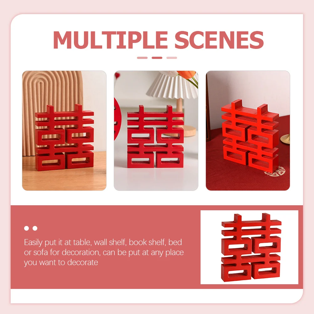 

Wedding Xi Word Statue Traditional Chinese Romantic Decor Perfect Save The Date Cards for Weddings Wedding Party Decoration