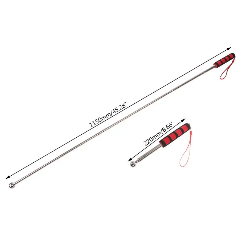 New Adjustable Telescopic Hollow Hammer Test Inspection Drumstick Roofing Sound Dete