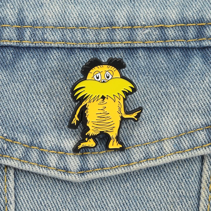 Bilderbuch-Charakter-Emaille-Anstecknadeln für Kinder, Cartoon-Broschen, Anstecknadeln, Tierschmuck, Geschenk für Kinder, Leser, Freunde