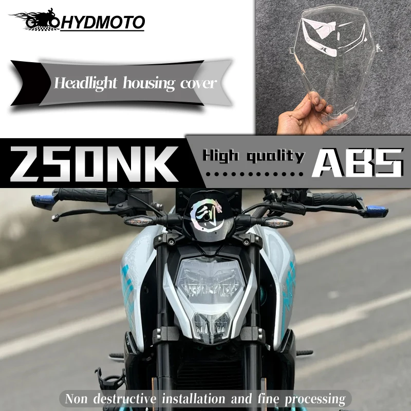 

FOR CFMOTO 250NK NK250 nk250 nk 250 motorcycle accessories car front headlight housing cover high-definition lamp housing glass