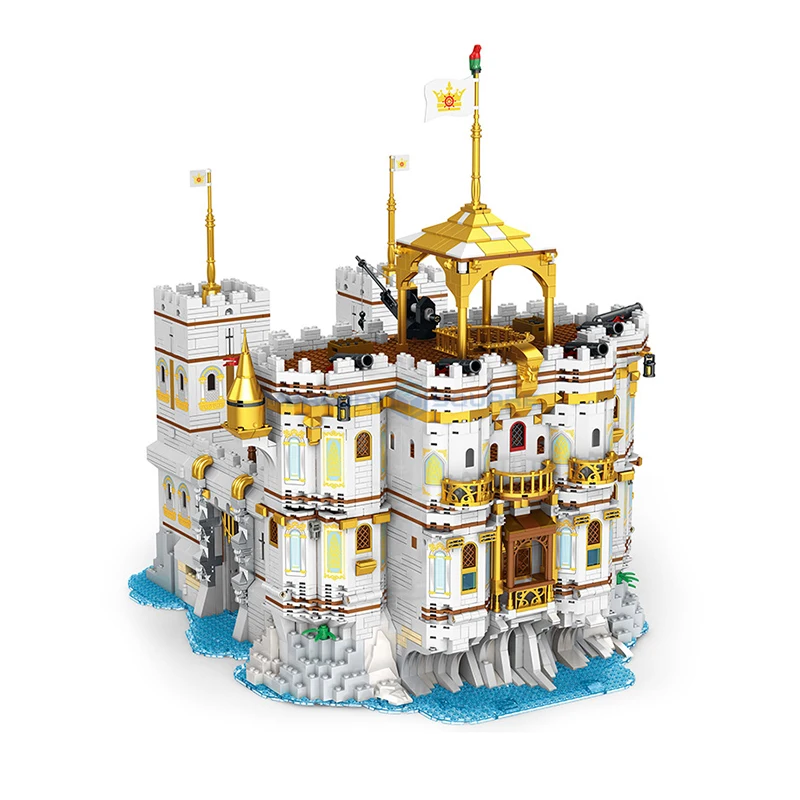 Royal Bay Castle Modular Building Blocks MOC 66013 Movie Bricks Educational Creative Expert Toy Set for Children Boys Girls Gift