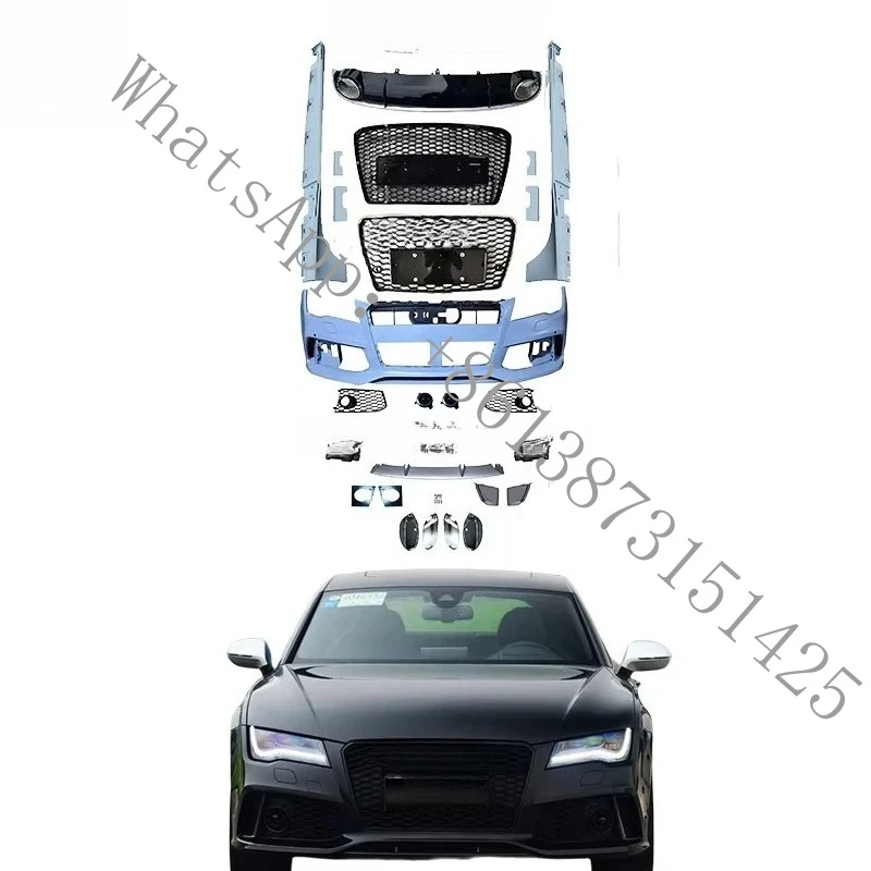 Suitable Car Accessories A7 2011 2012 2013 2014 2015, Rs7 Body Kit, Front Spoiler, Grille, Rear Lights