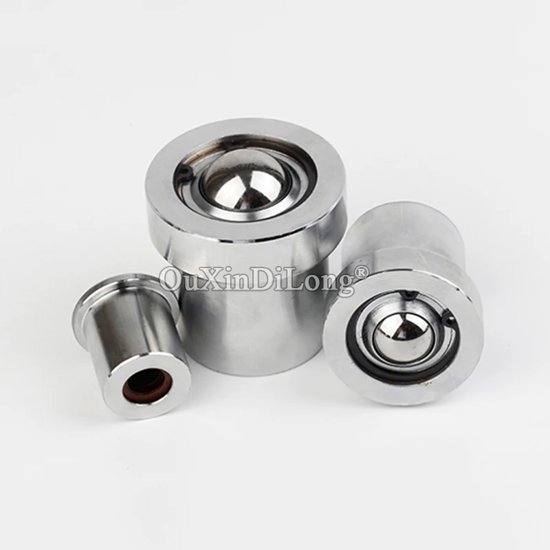 

2PCS Heavy Precision Conveying Universal Wheels Spring Damping Ball Bearing Bull Eye Wheels Industrial Universal Transfer Wheels