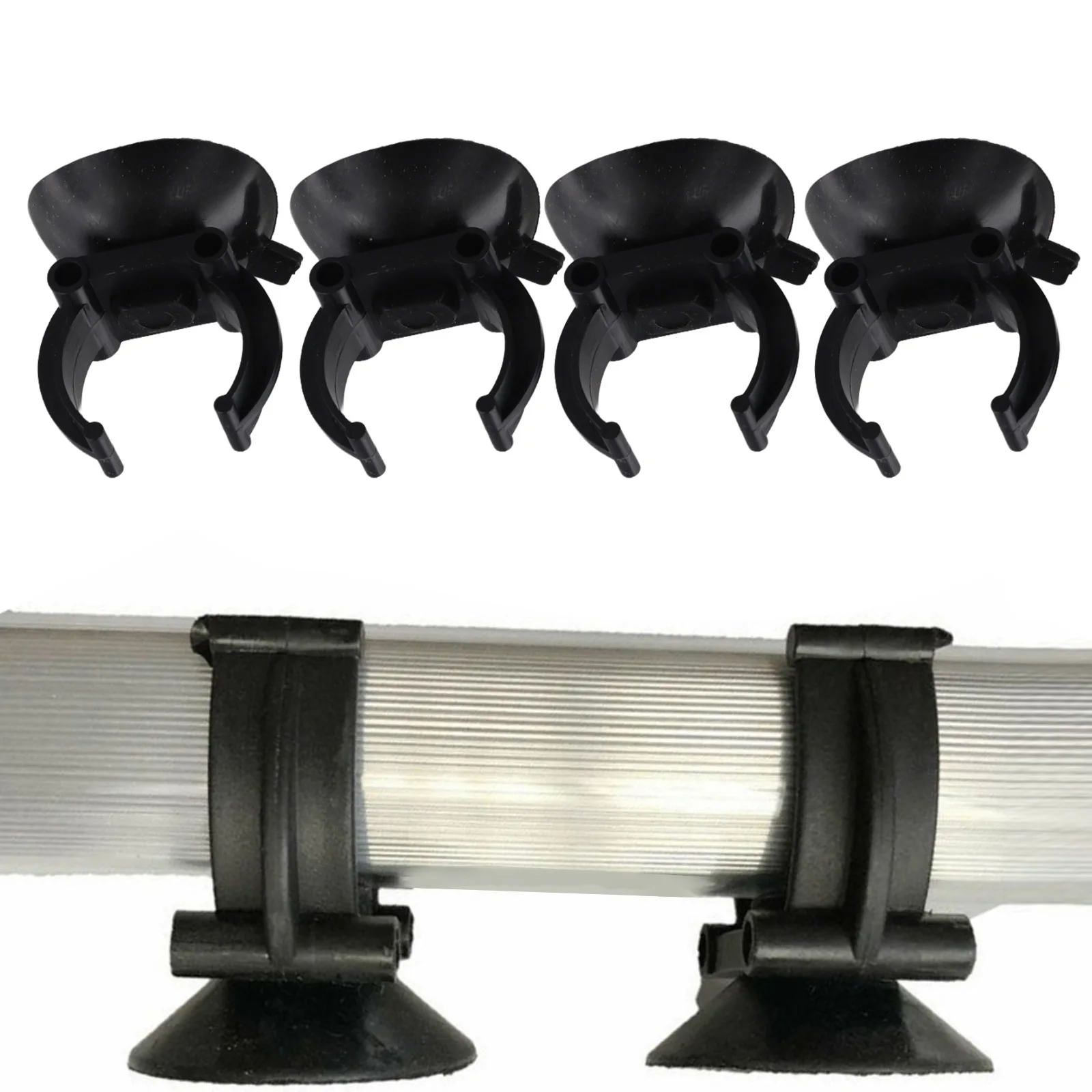 Suction Cups for Fish Tank Heater and Thermostat Stabilization Also Suitable for Rain Bar Installation 35mm Resin 2.5cm Grip view 4