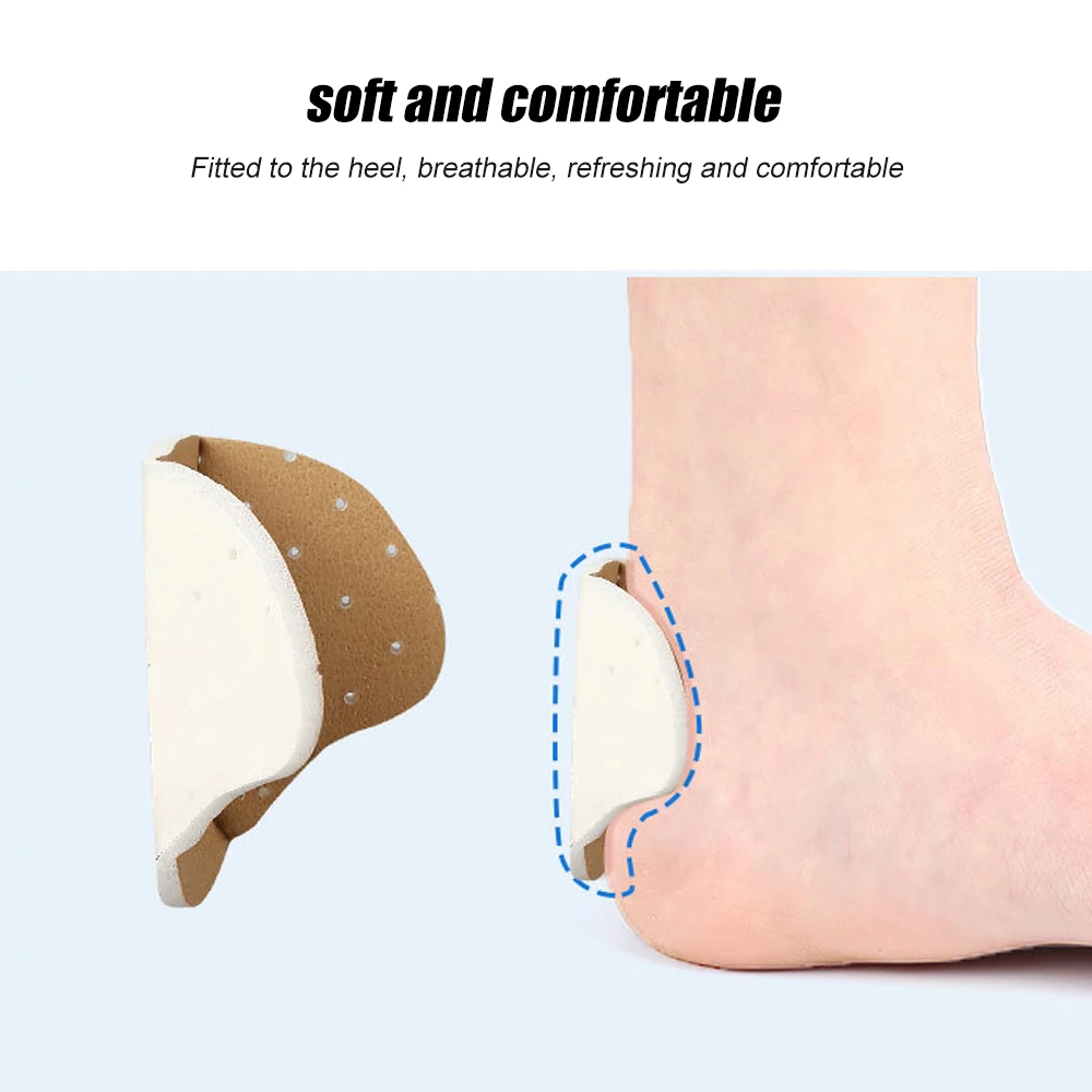 1 Pair Heel Grips Liner Cushions Inserts for Loose Shoes, Heel Pads Snugs for Shoe Too Big, Filler Improved Shoe Fit and Comfort