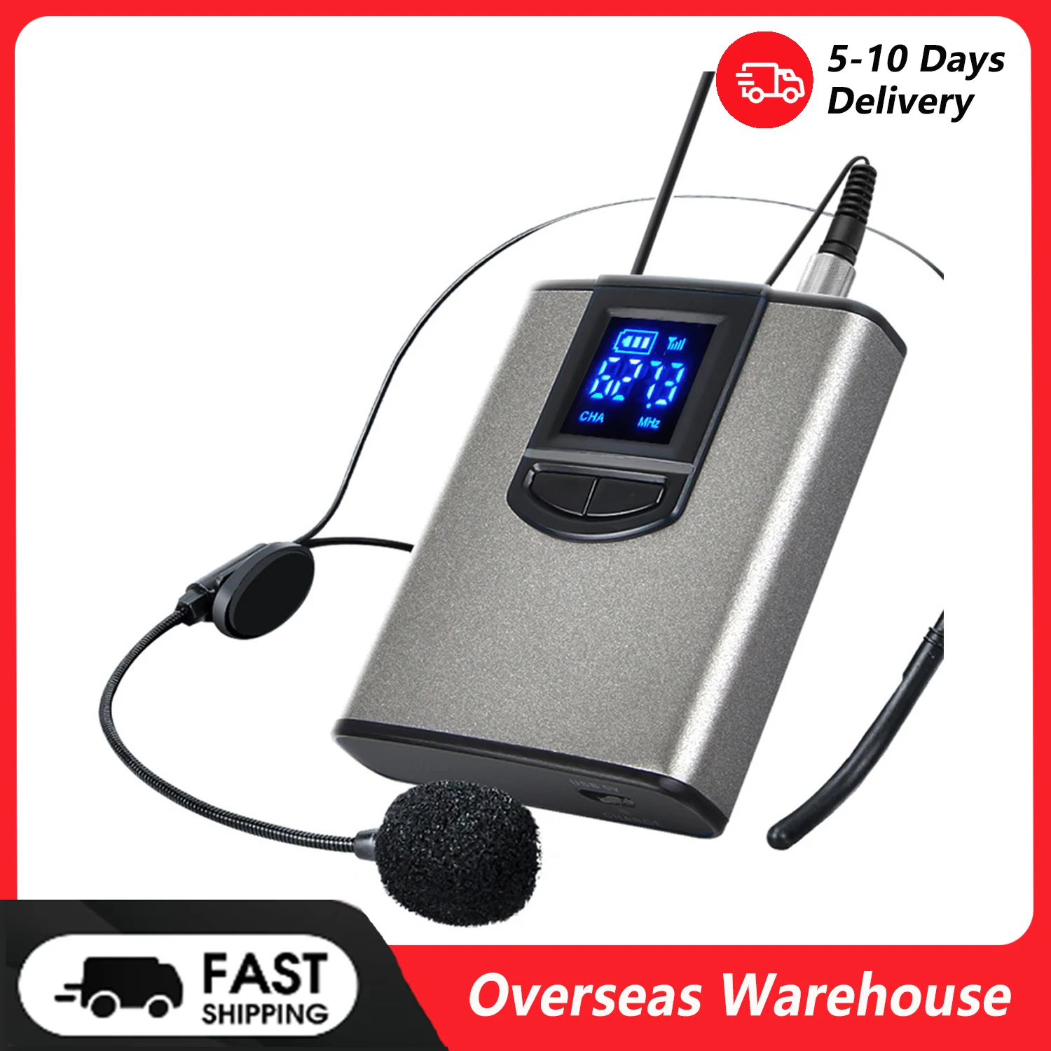 

Lavalier Microphone Microphone Portable Wireless Receiver Headset Transmitter Clip-on Mic Teacher Presenter Microphone