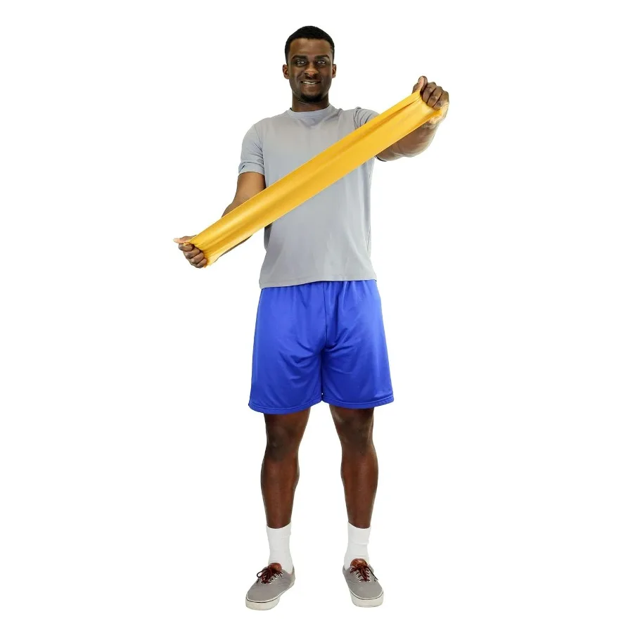 حزام تمرين فردي منخفض البودرة، فردي بطول 4 أقدام، ذهبي: XXX-ثقيل (40 عددًا) #2