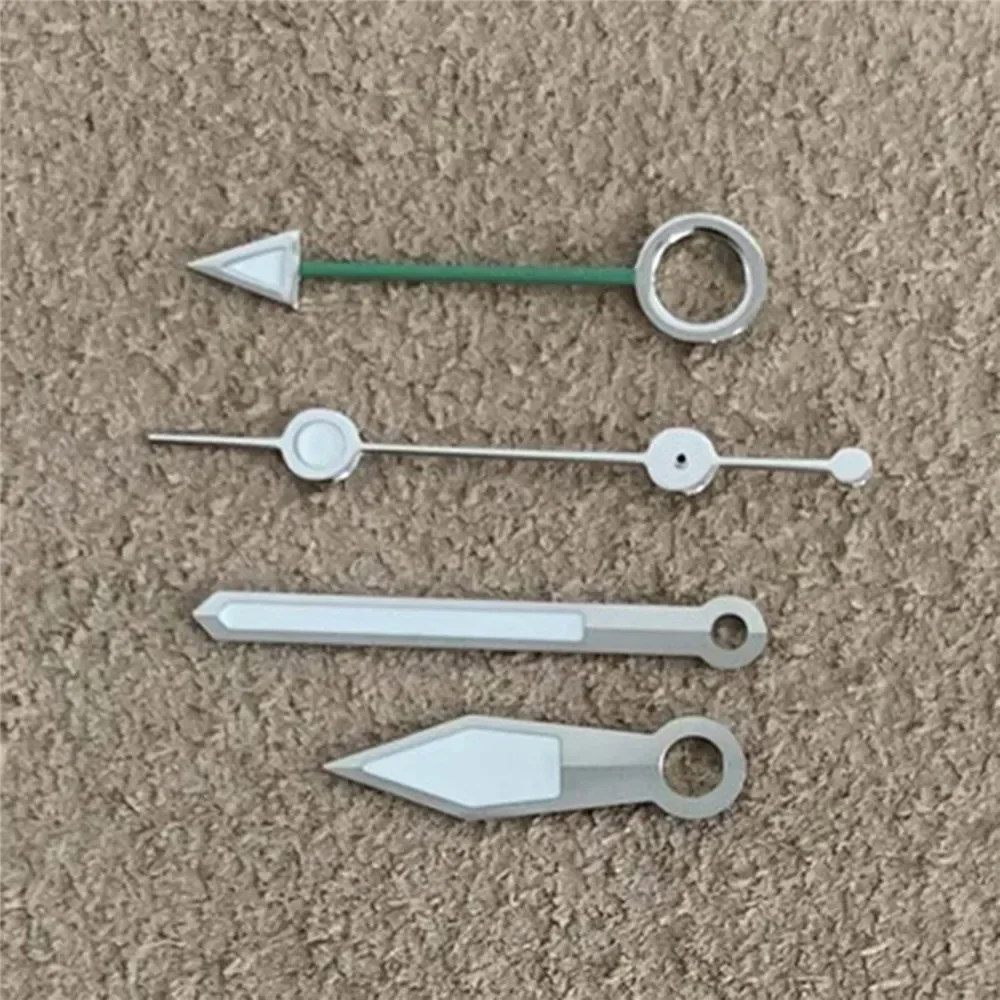 13 مللي متر ساعة الأيدي الأخضر مضيئة الأيدي GMT مؤشرات ل NH34 NH35/36/4R/7S حركة الرجال ساعة أجزاء جديد DIY بها بنفسك