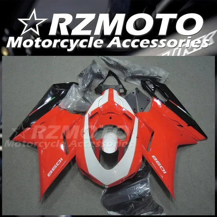 New ABS Fairings Kit Fit for Ducati 848 1098 1198 Evo 2007 2008 2009 2010 2011 2012 2013 2014 Bodywork Set Custom Red