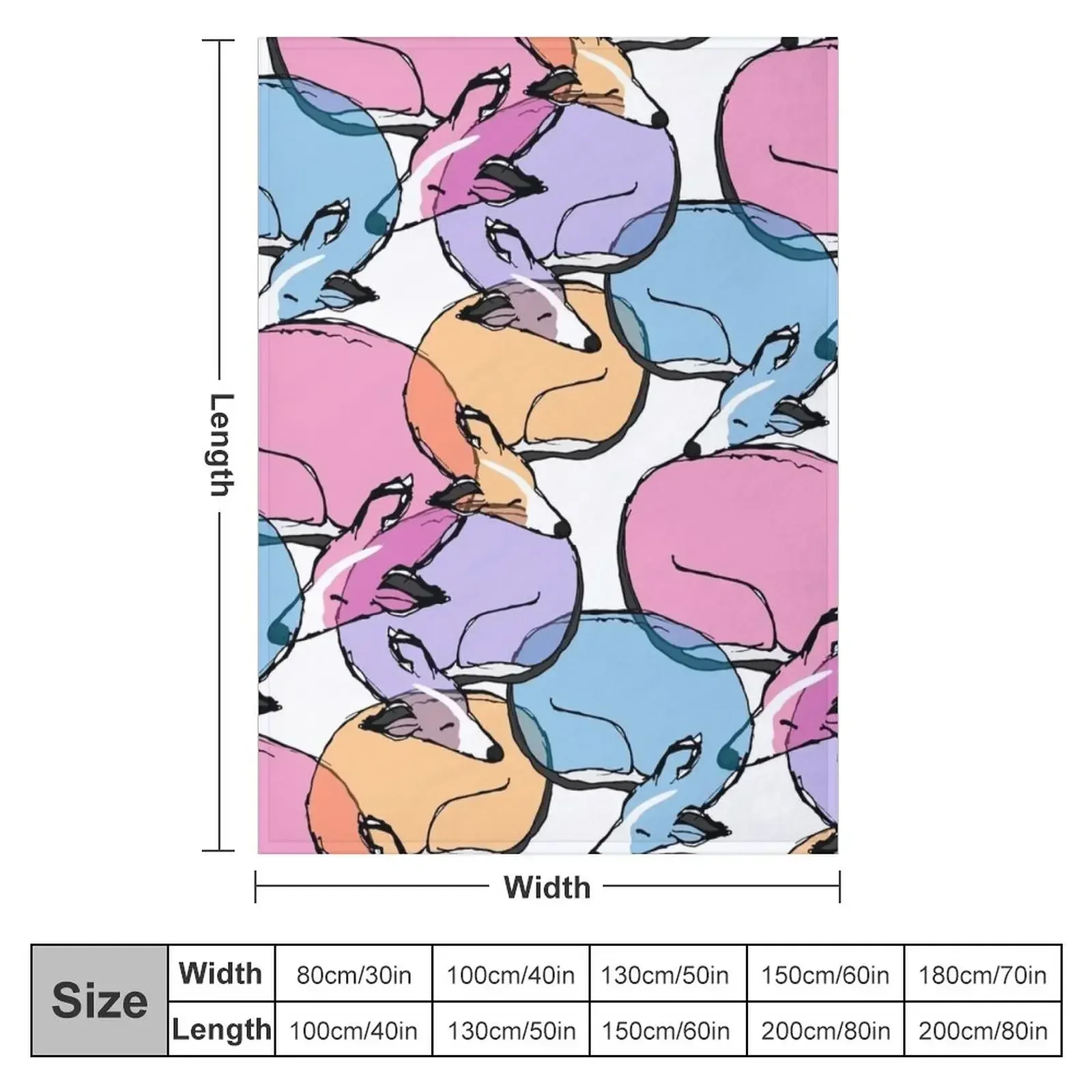Soap bubbles! No, wait, whippets :) Throw Blanket couch cozy soft plush fuzzy picnic outdoor blanket
