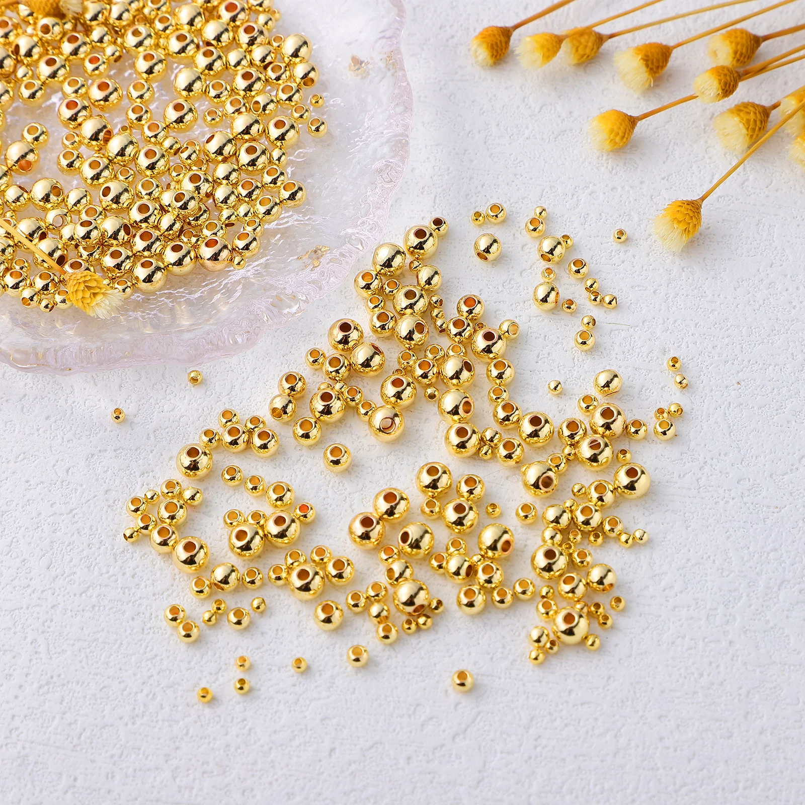 

400 шт. медные бусины-разделители, цветные круглые свободные бусины для изготовления ювелирных изделий своими руками, наборы для изготовления браслетов, ожерелья, подвески, набор для изготовления браслетов