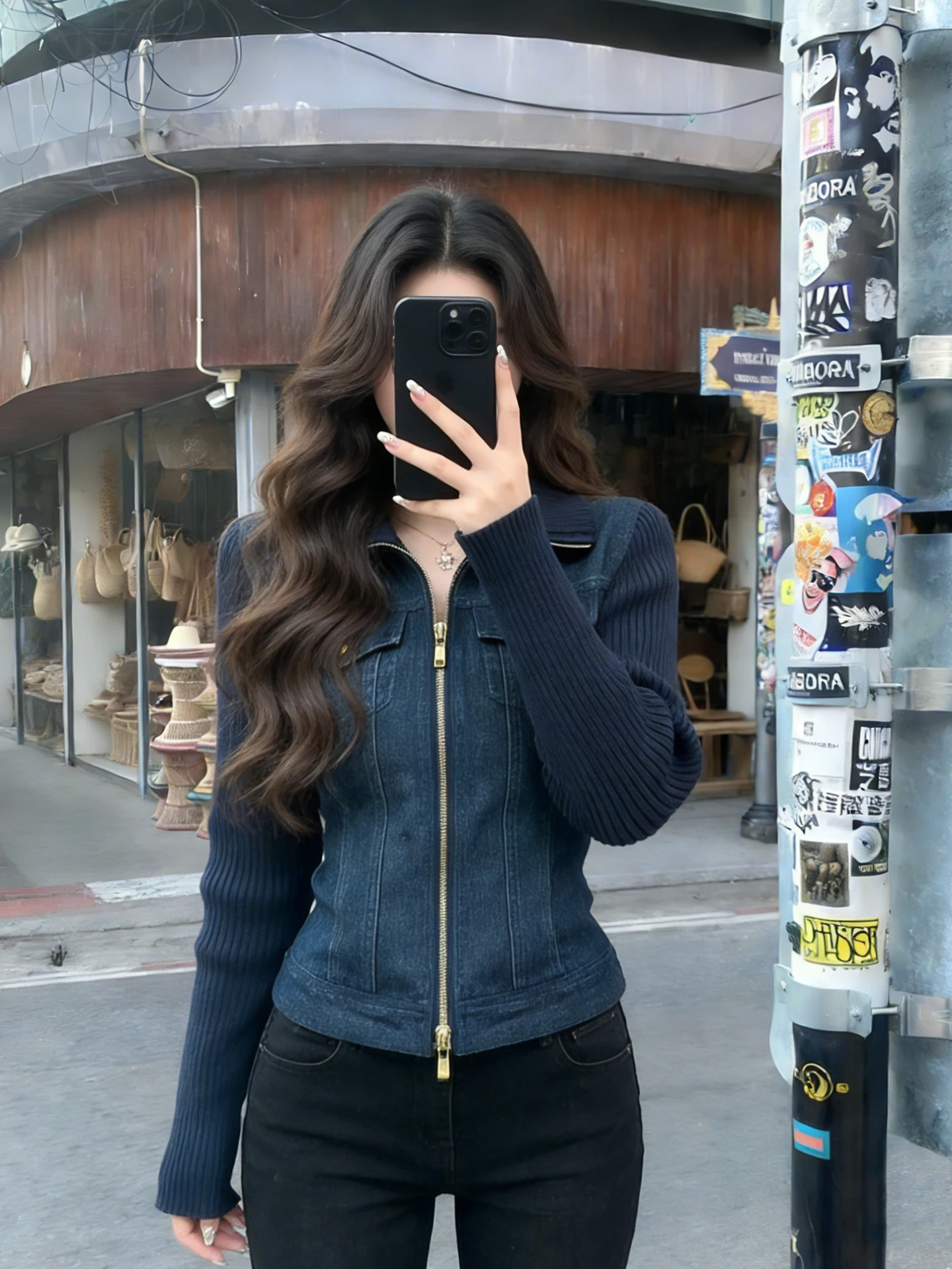 

Тибетская синяя джинсовая куртка с длинными рукавами и вставками в стиле пэчворк для женщин, дизайн для ранней весны, премиум-класс, топ-куртка