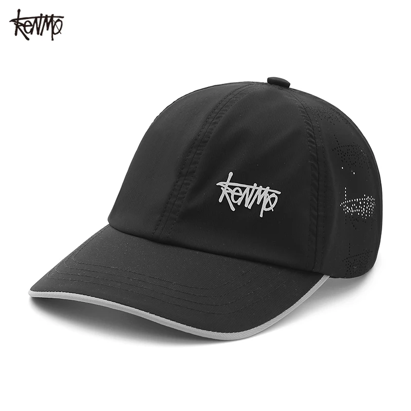 kenmo-mesh-breathable-lightweight-quick-drying-outdoor-sunshade-velcro-adjustment-for-men-and-women-baseball-cap