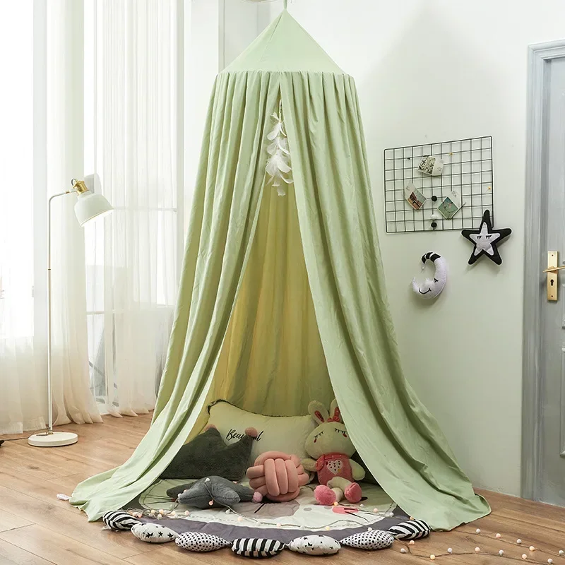 Girl Princess Hanging Bed Canopy Kids Mosquito Net Baby Crib Curtain Home Decoration Living Corner Play Reading Nook Room Decor