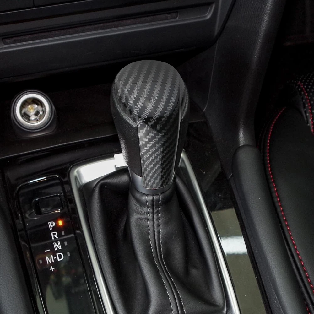 Für Mazda 2 3 6 BM GJ Demio CX3 CX5 CX8 CX9 Axela AT 2014-2021 ABS Auto getriebe Kopf Hebel Schaltknauf Abdeckung Innen Zubehör
