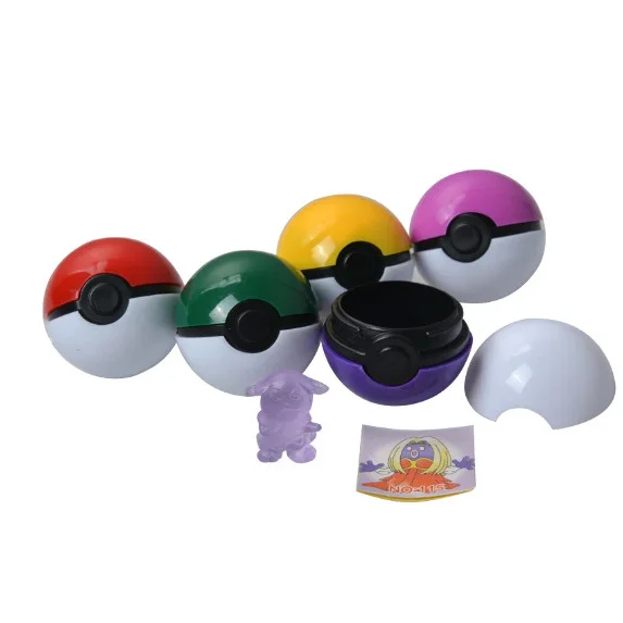 20pcs 5CM Pokémon Poké Balls 3CM Pokémon Anime Figures Poké Ball Toys Christmas Party Gifts Collectible Merchandise image 2