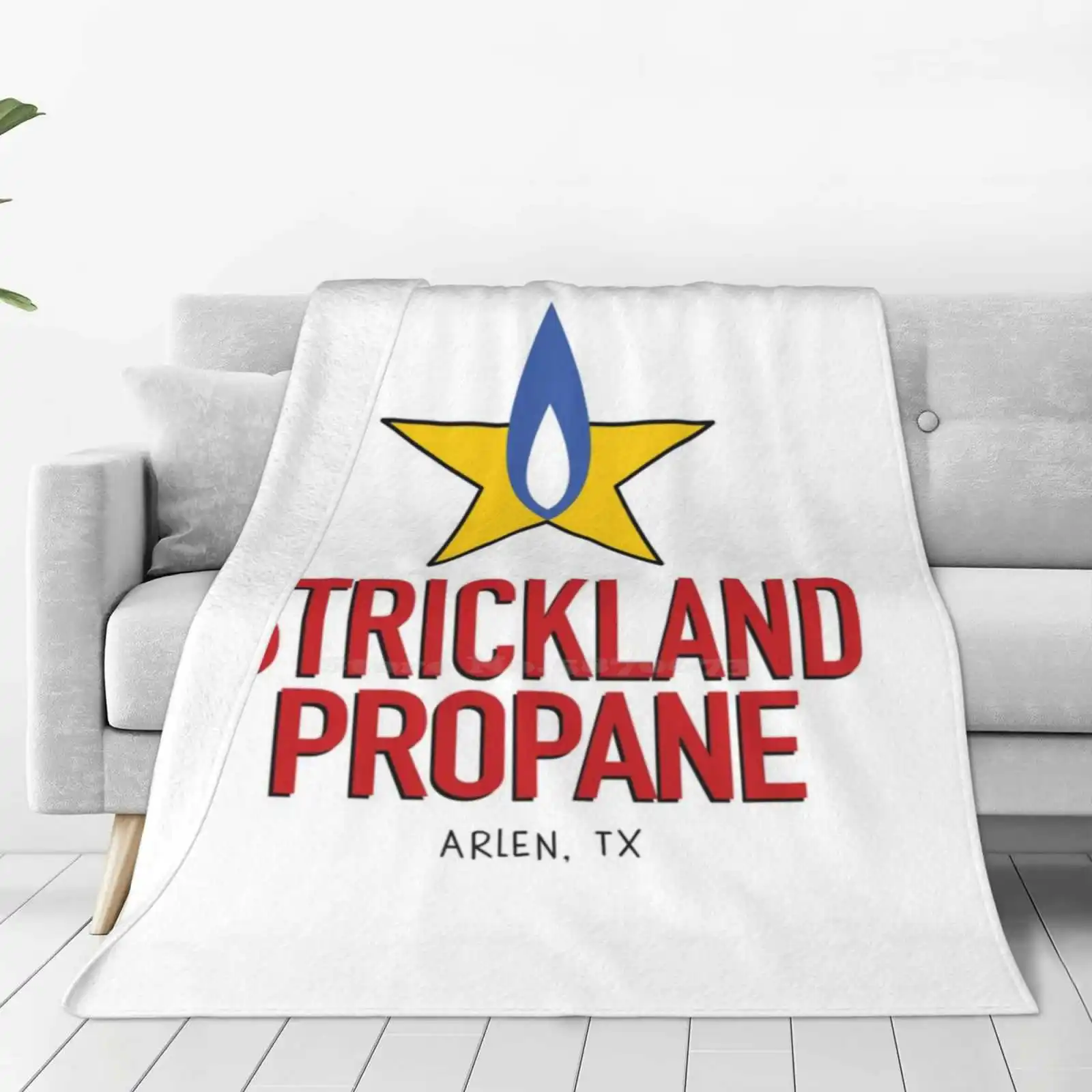 Strickland Propane New Print Novelty Fashion Soft Warm Blanket Hank Hill Bobby Cartoon Show Comedy