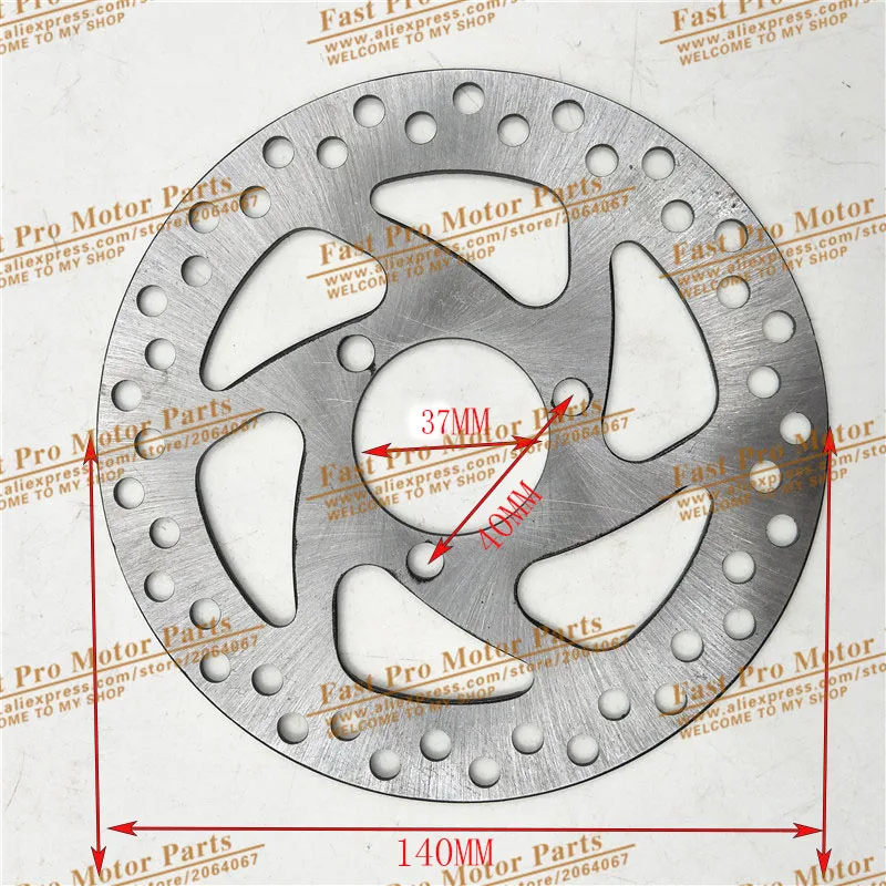 Gas Electric Scooter Brake Disc 140mm/120MM For 47cc 49cc 2 Stroke Pocket Bike Mini Dirt Bike ATV Quad Mini Motorcycle